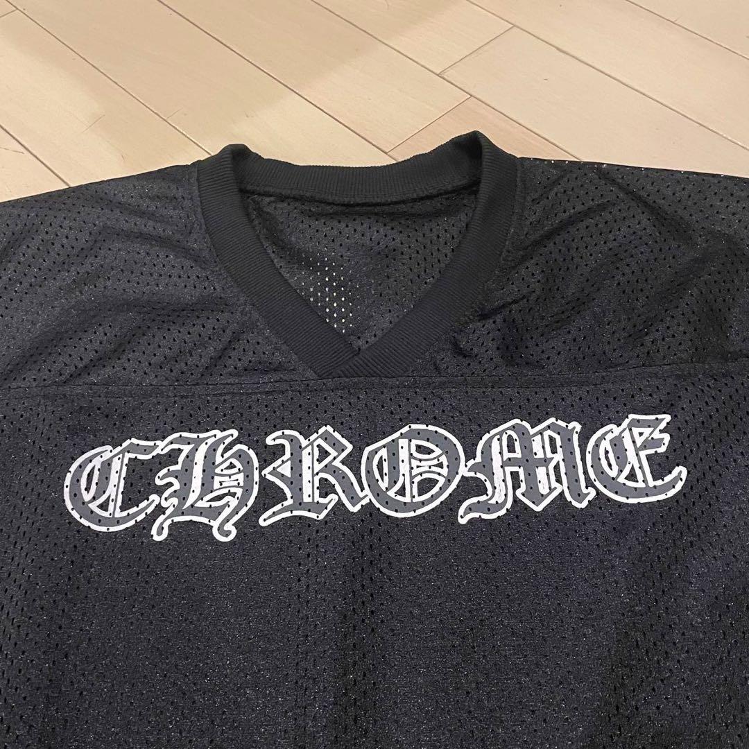 CHROME HEARTSメッシュシャツブラックXLタグ無