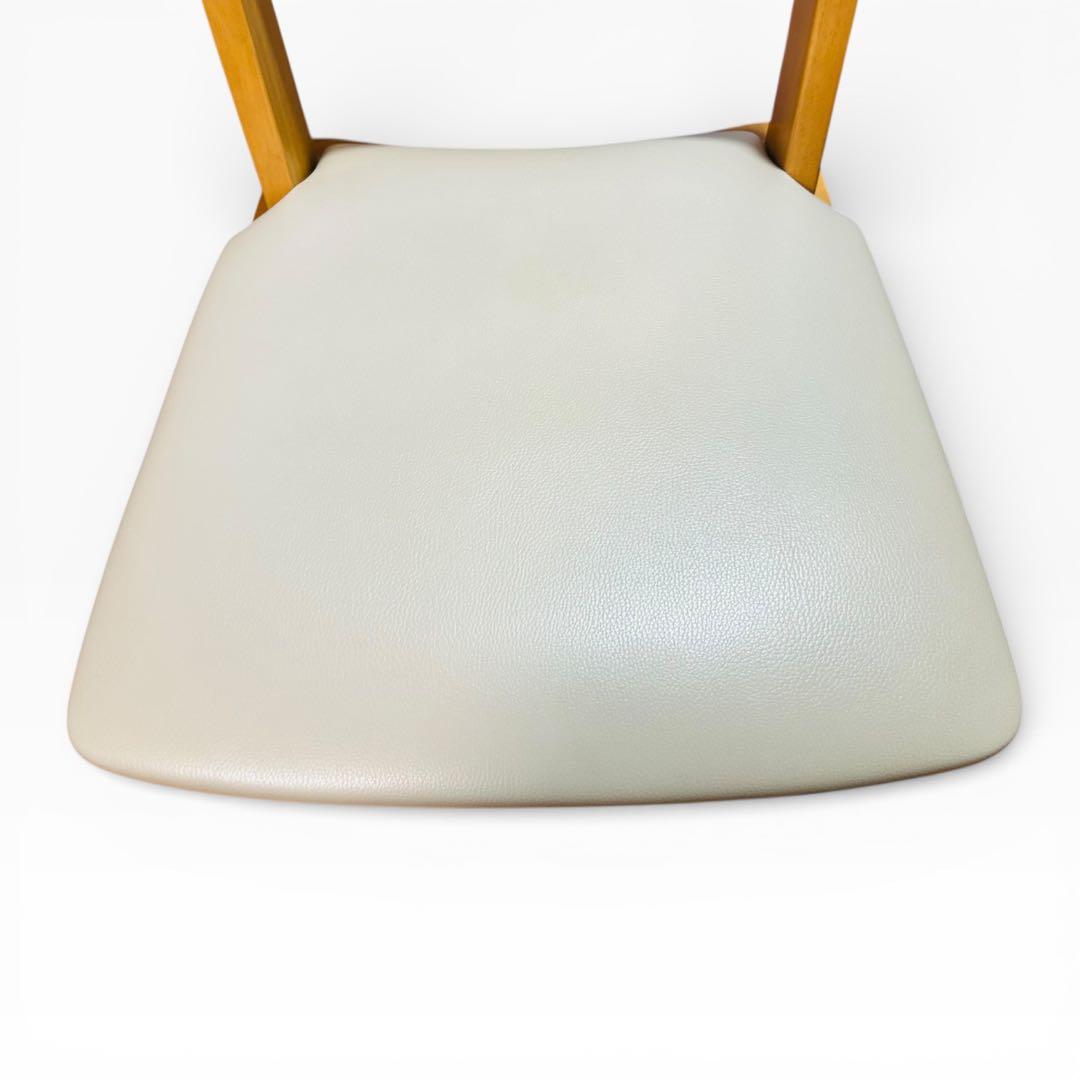 【美品】ニトリ 回転チェア 4脚 ダイニングチェア ホワイト