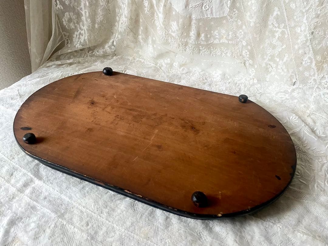 ディスプレイ台 ガラスドーム台座ナポレオン三世 ブラック フランスアンティーク