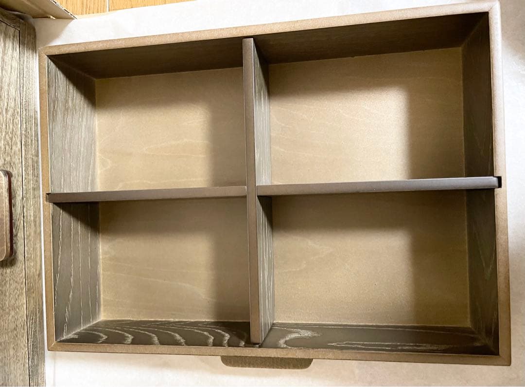 樺細工　健康くすり箱　三段　未使用品