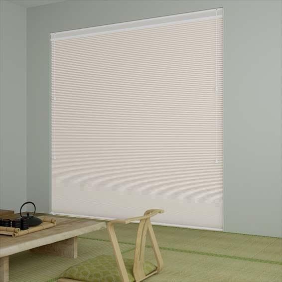 未使用　ハニカムシェード シアーアイボリー 130×210