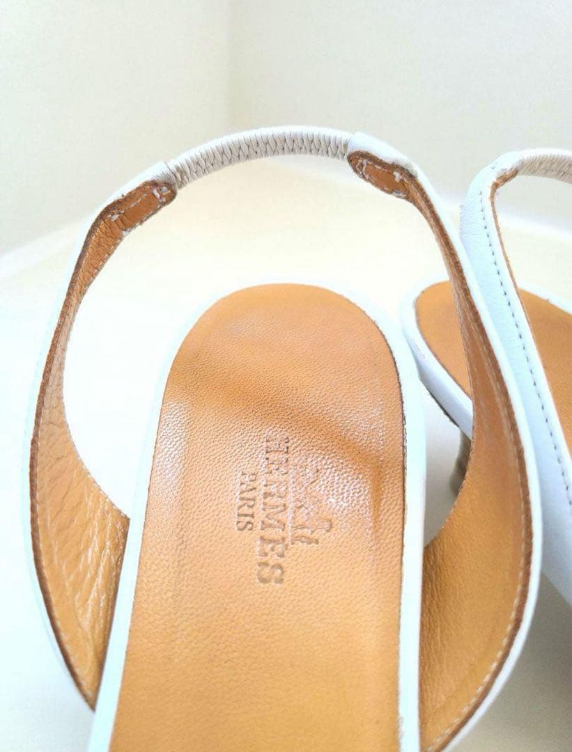 破格！【美品★エルメス★サンダル】ナイト　オラン　シェーヌタングル　オアジス