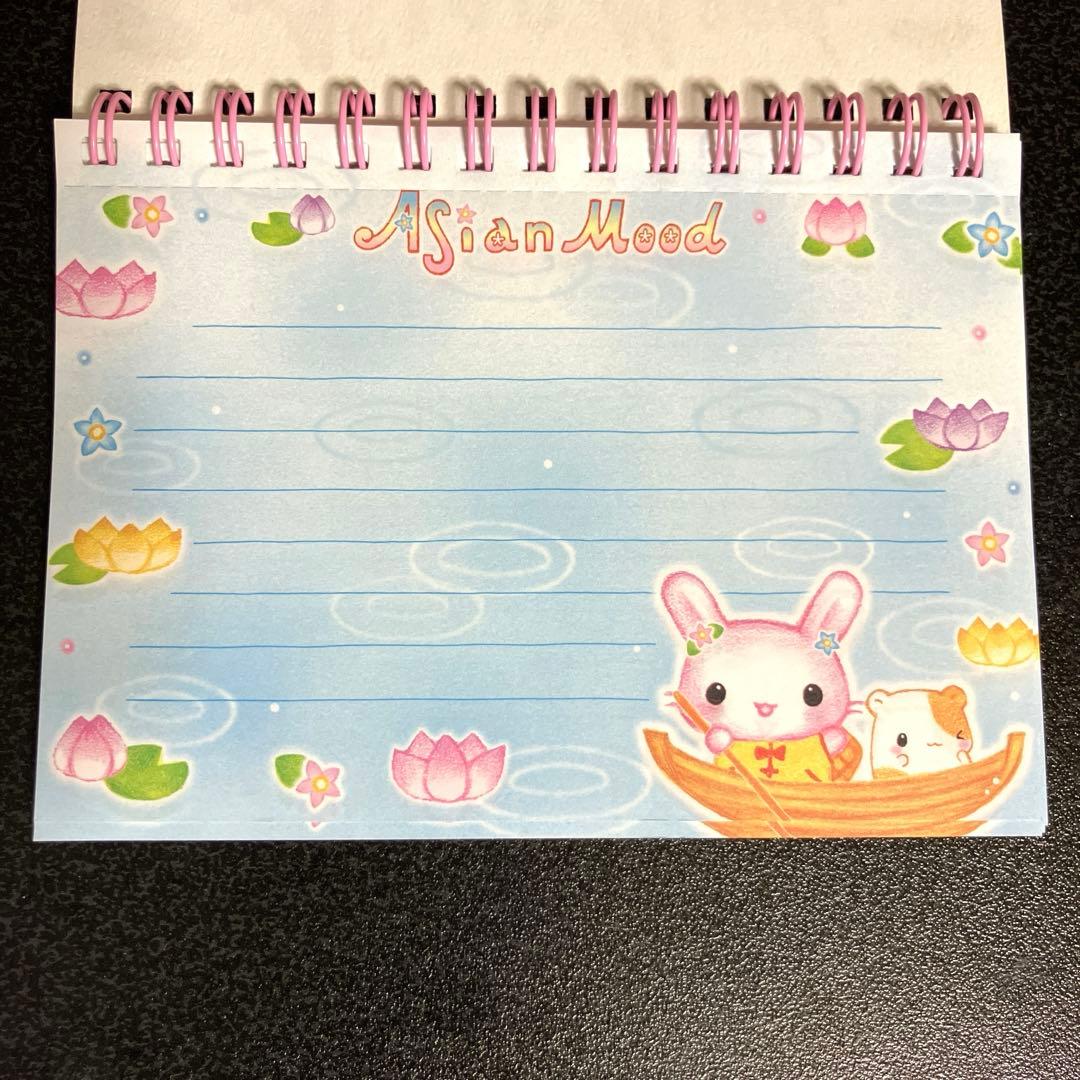 【当時物】平成女児 平成レトロ クーリア　メモ帳　アジアンムード