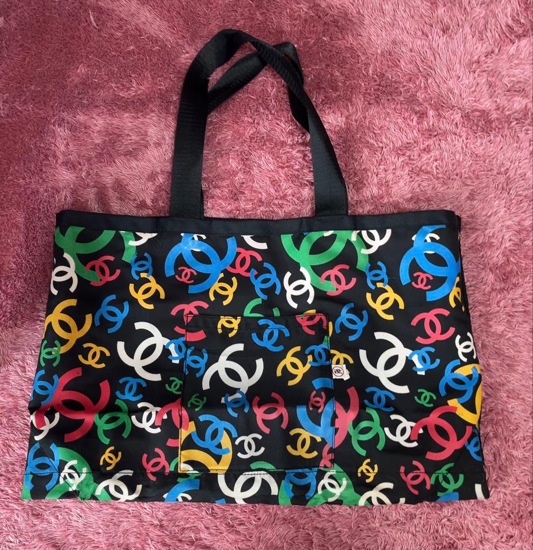 シャネル CHANEL ナイロン リバーシブル トートバッグ