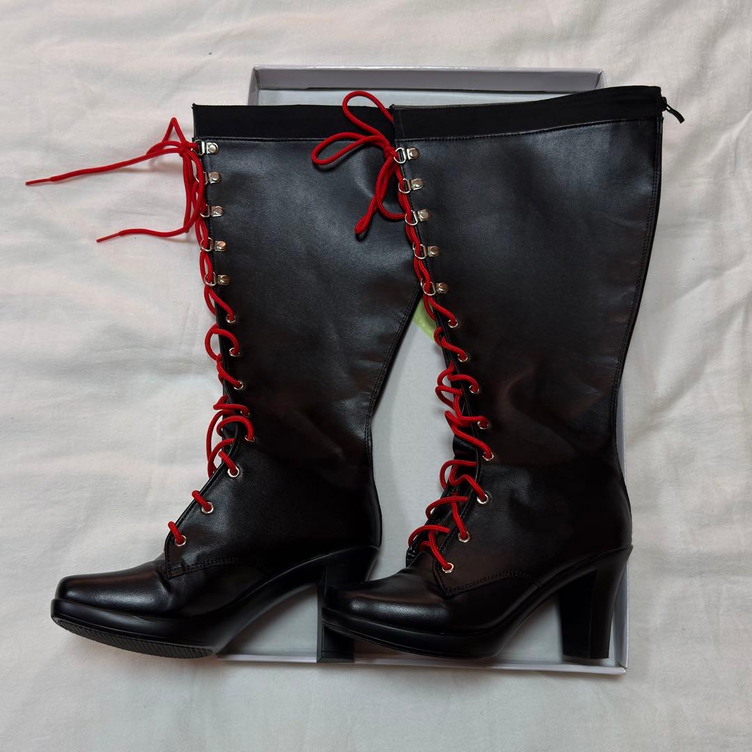 ダンガンロンパ 江ノ島盾子 コスプレ衣装 Lサイズ フルセット 靴、ウィッグ付