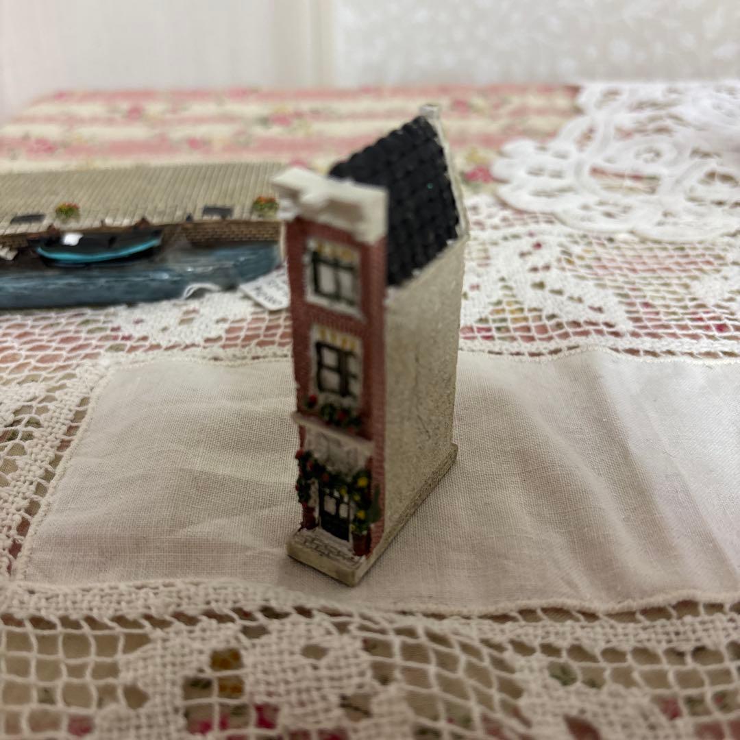 Amsterdam streetトレイと，ハウス4点の5個セット