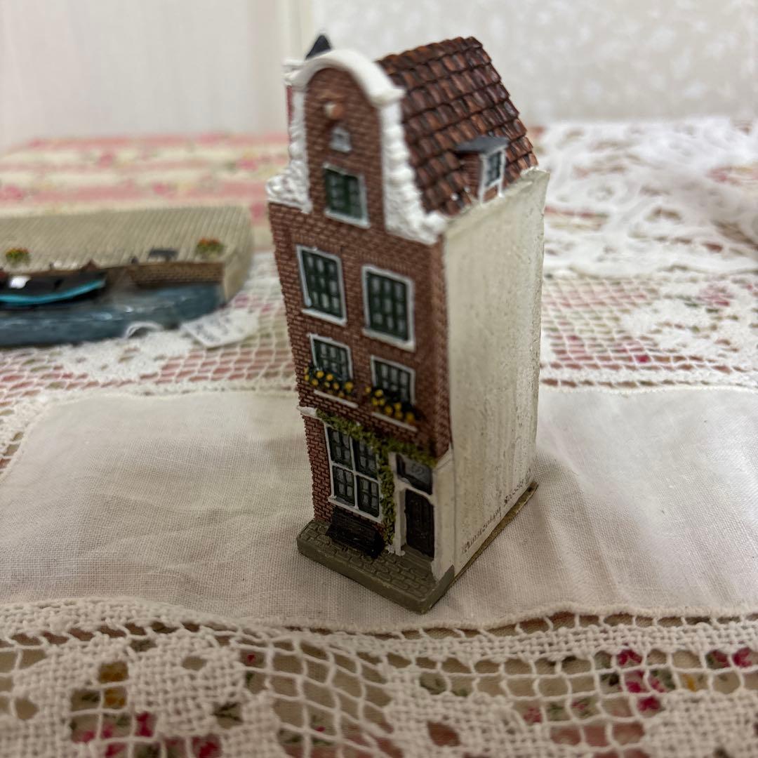 Amsterdam streetトレイと，ハウス4点の5個セット