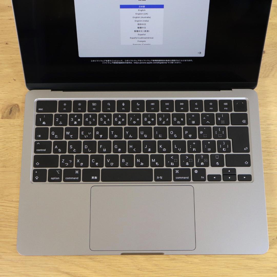 MacBook Air M2 10コア 8GB 512GB 13 スペースグレイ