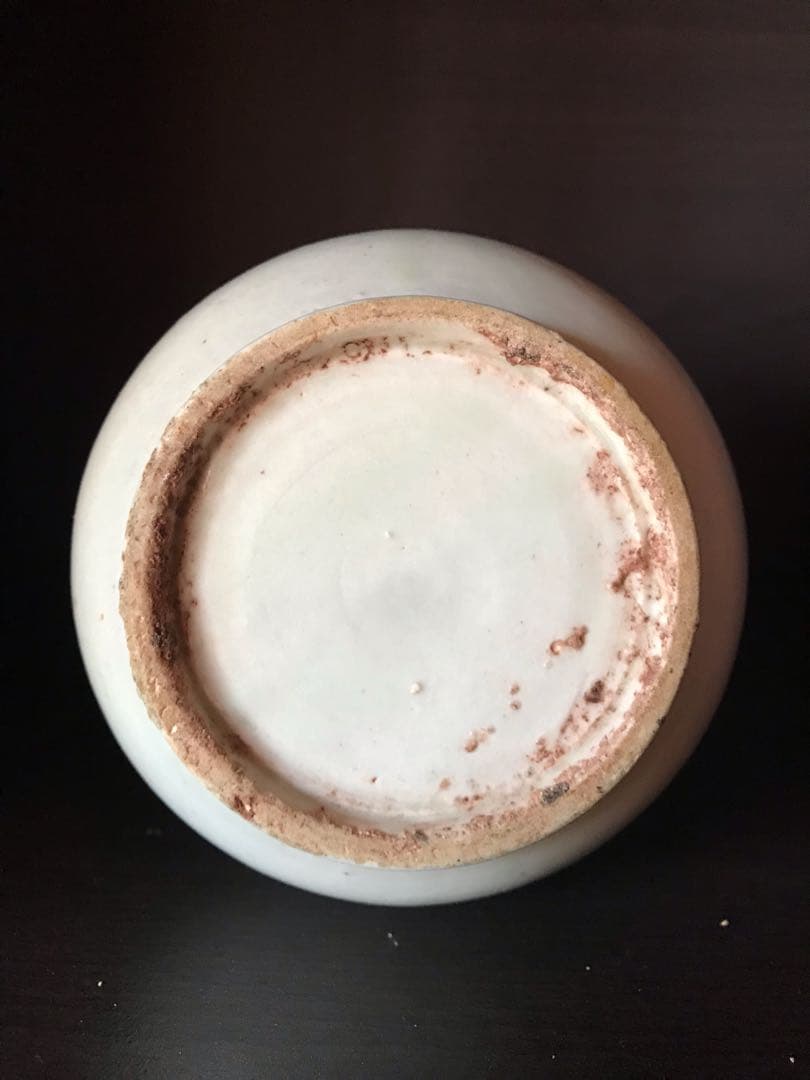 李朝 白磁 花瓶 花入 骨董 アンティーク