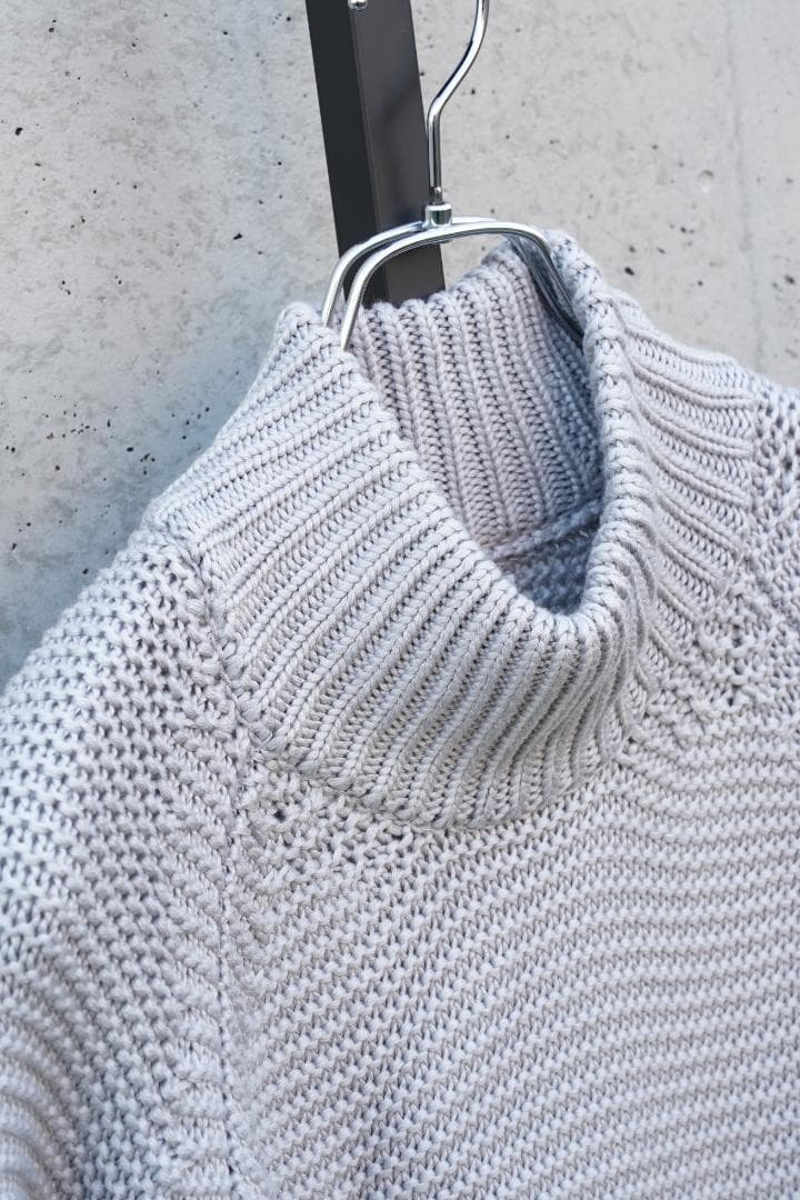 C.E（シーイー）MOCK TURTLE KNIT 21AW M グレー ニット