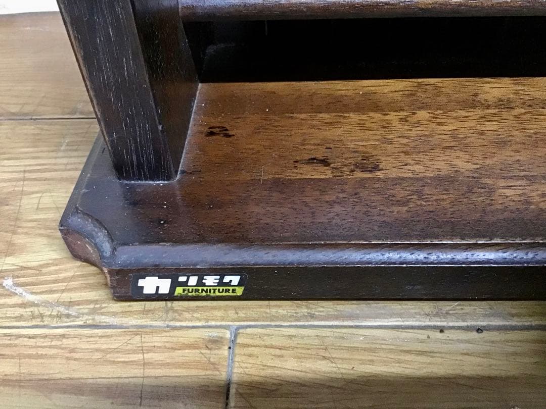 まるうめ☆管594☆カリモク家具☆レトロ☆スリッパラック☆多目的ラック