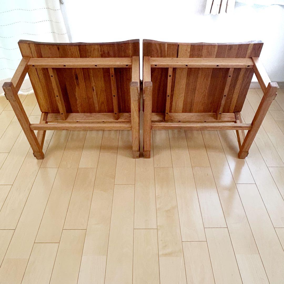 町八家具　クルミ材　ダイニングチェア　ハイバック無垢材　⑤ リビング