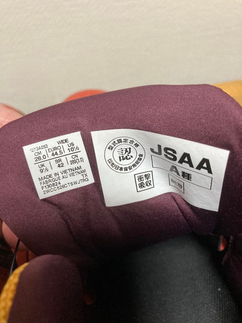 美品　アシックス　ウィンジョブ CP304BOA 限定カラー28cm