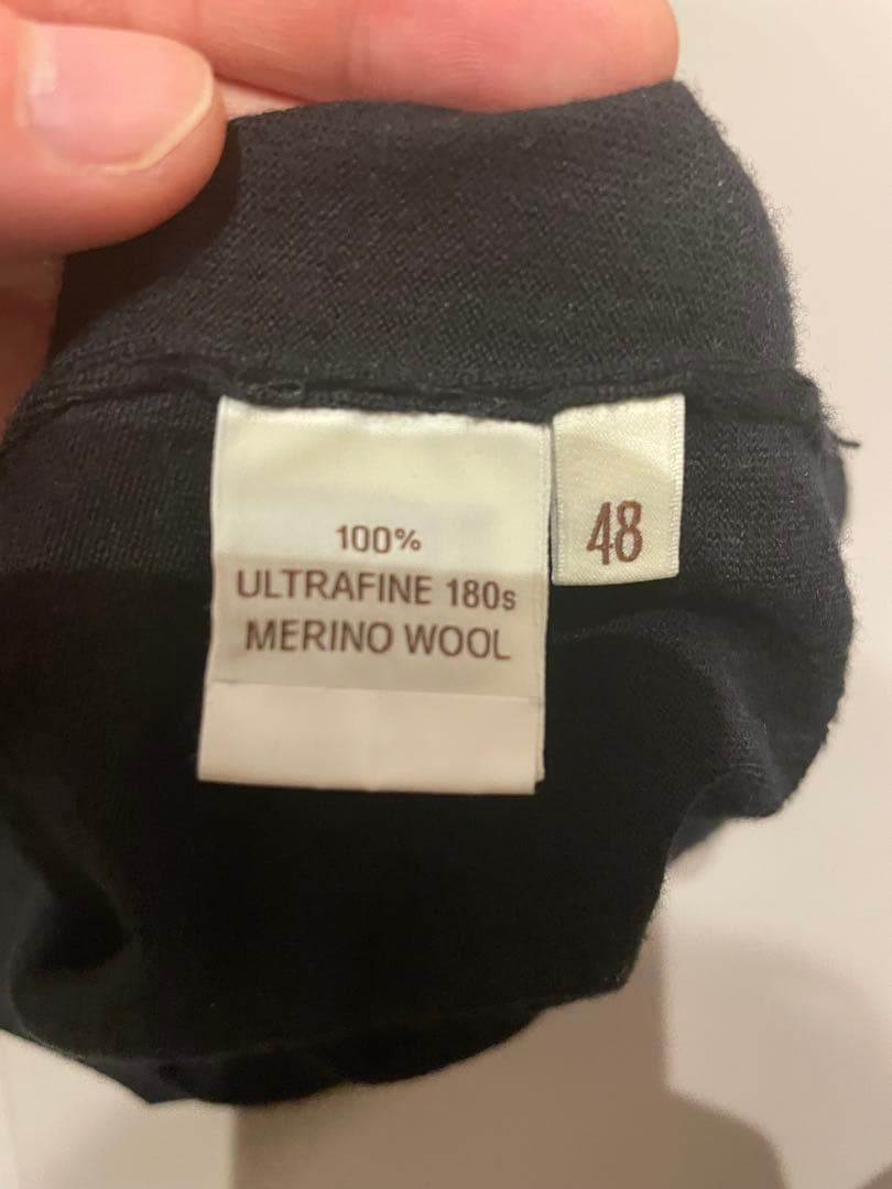 Filippo de Laurentiis ブラック ニットポロ ブラック 48
