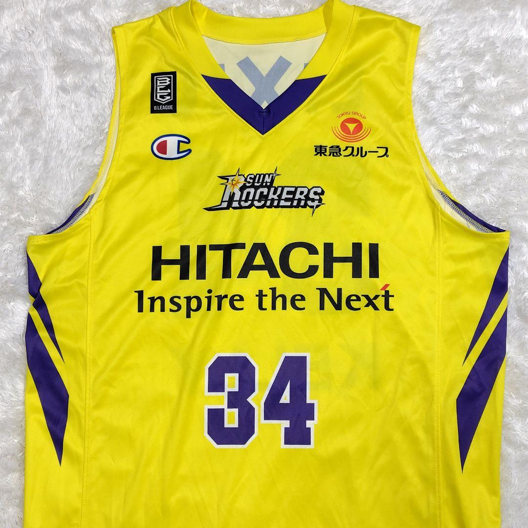 サンロッカーズ渋谷　レプリカユニフォーム　＃３４　XL