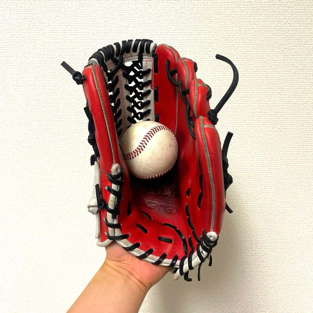 202 ザナックス 型抜群 極美品 即戦力 軟式 内野手用グローブ