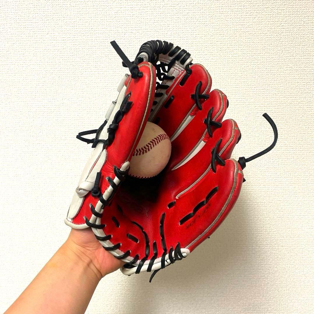 202 ザナックス 型抜群 極美品 即戦力 軟式 内野手用グローブ