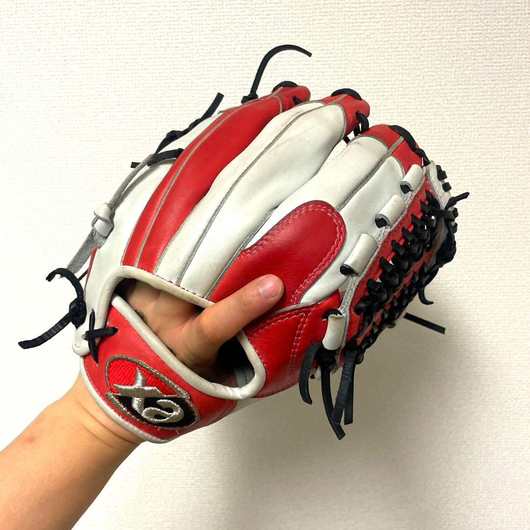 202 ザナックス 型抜群 極美品 即戦力 軟式 内野手用グローブ