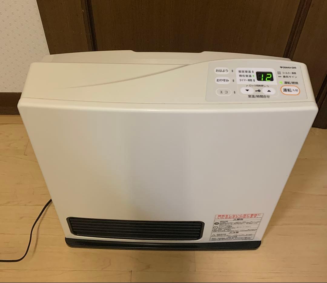 値下げ！【美品】リンナイ　都市ガスファンヒーター　RC-M4001E　ホース付