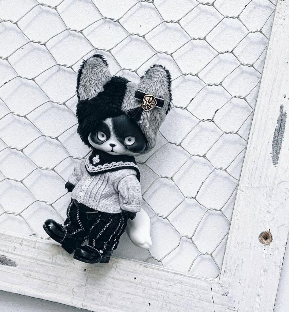 ディーラー様製 ホーリーカラーリネンチュニックセット アニマルドールサイズ