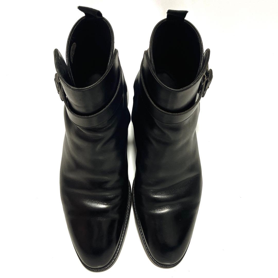 あ*ぇ様 BURBERRY バーバリー　ブラック ジョッパーブーツ　アンクルスト