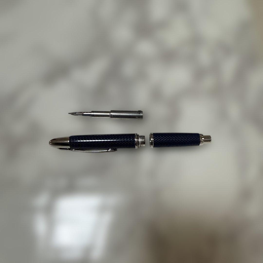 パイロット キャップレス万年筆 紺 美品