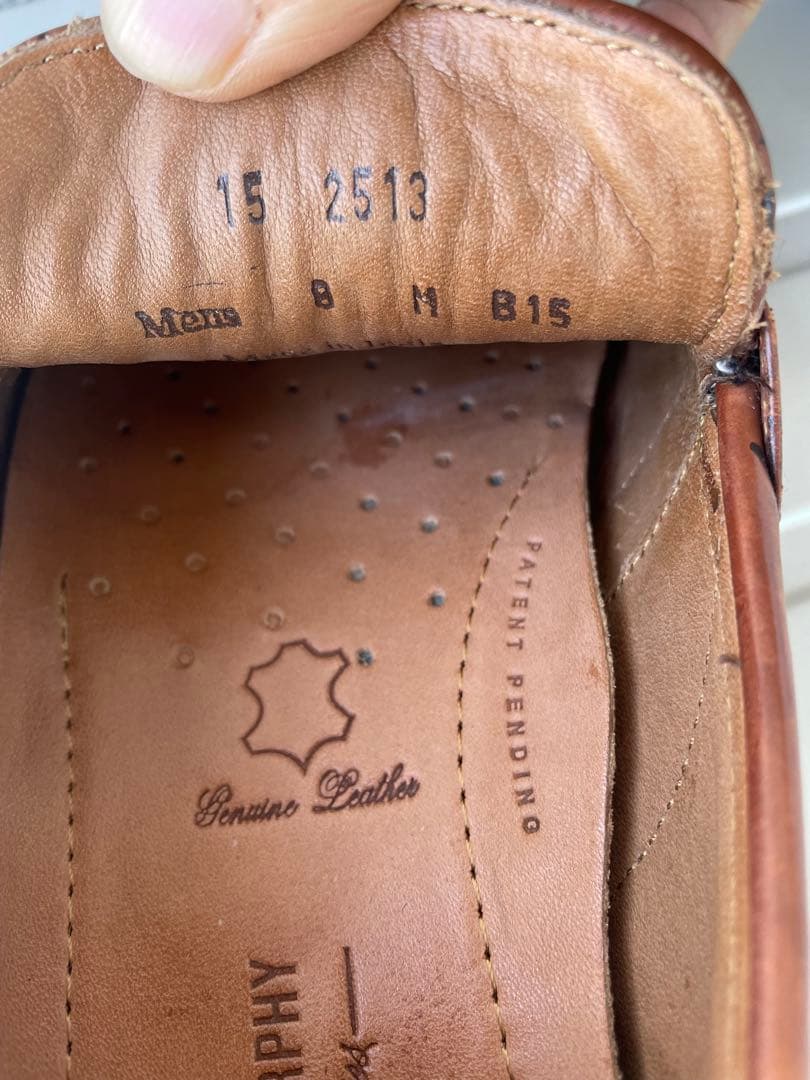 Johnston & Murphy 本革 ローファー 9M 26cm