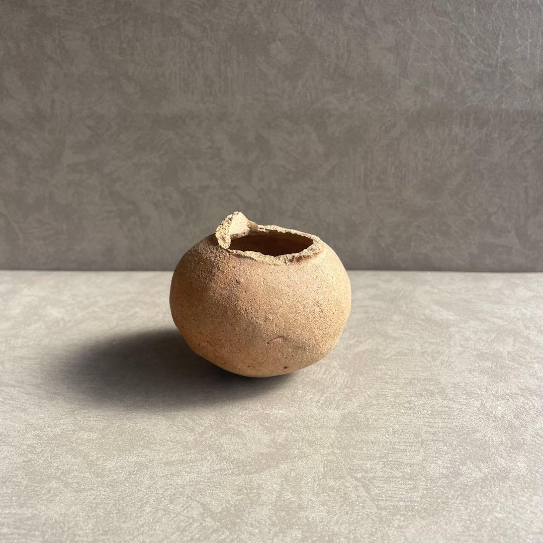 弥生土器小壺 矢作川出土 考古学 骨董 古美術 アンティーク 花器 壺 土器