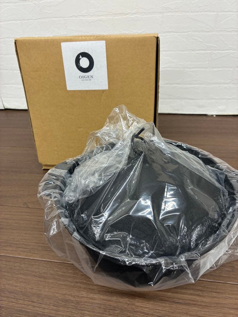 【未使用】南部盛栄堂 南部鉄鍋ご飯釜3合炊き F-414 IH対応