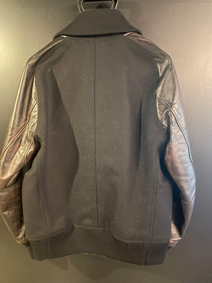 ※ 値下げ相談受け付けます ACANTHUS アカンサス　レザースタジャン