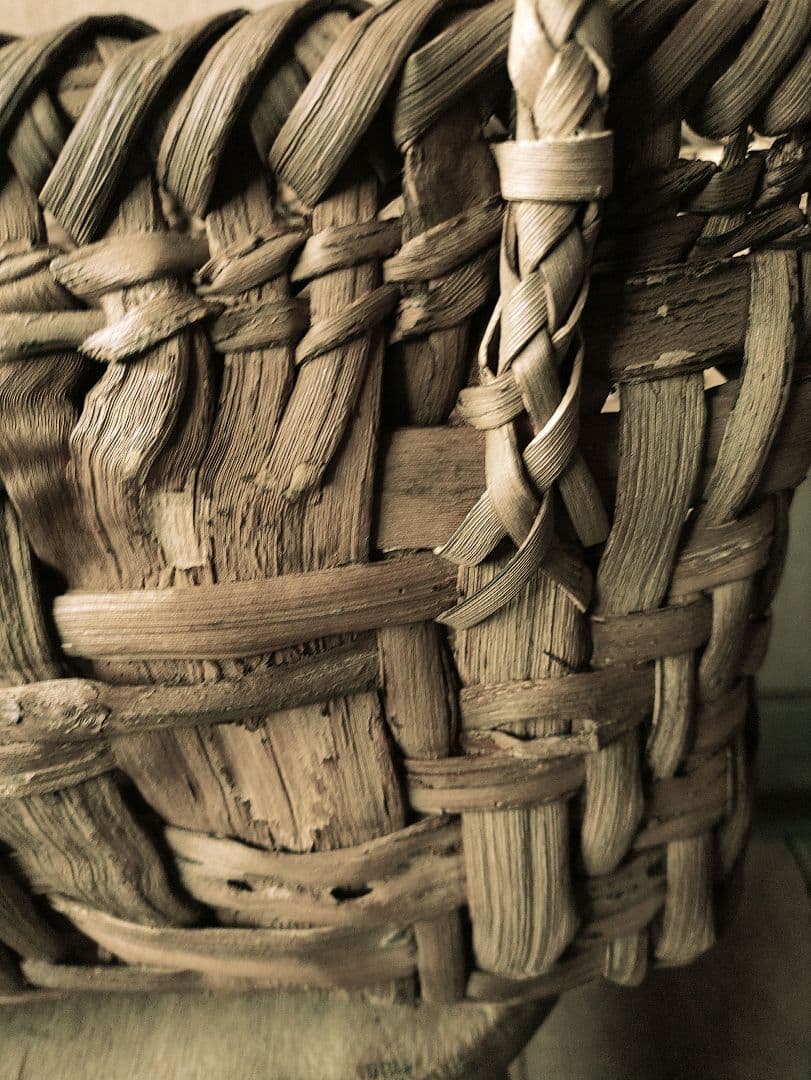 月*陽様 信州安曇野の山葡萄かごバック。里山手仕事