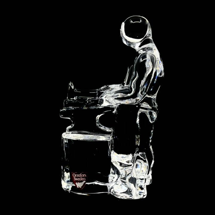 Orreforsオレフォス クリスタルグラスフィギュア