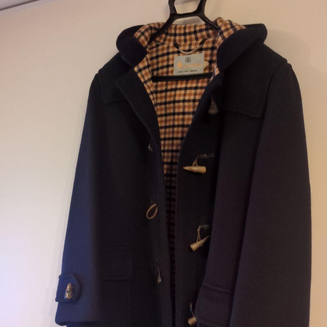 Aquascutum ネイビー ダッフルコート