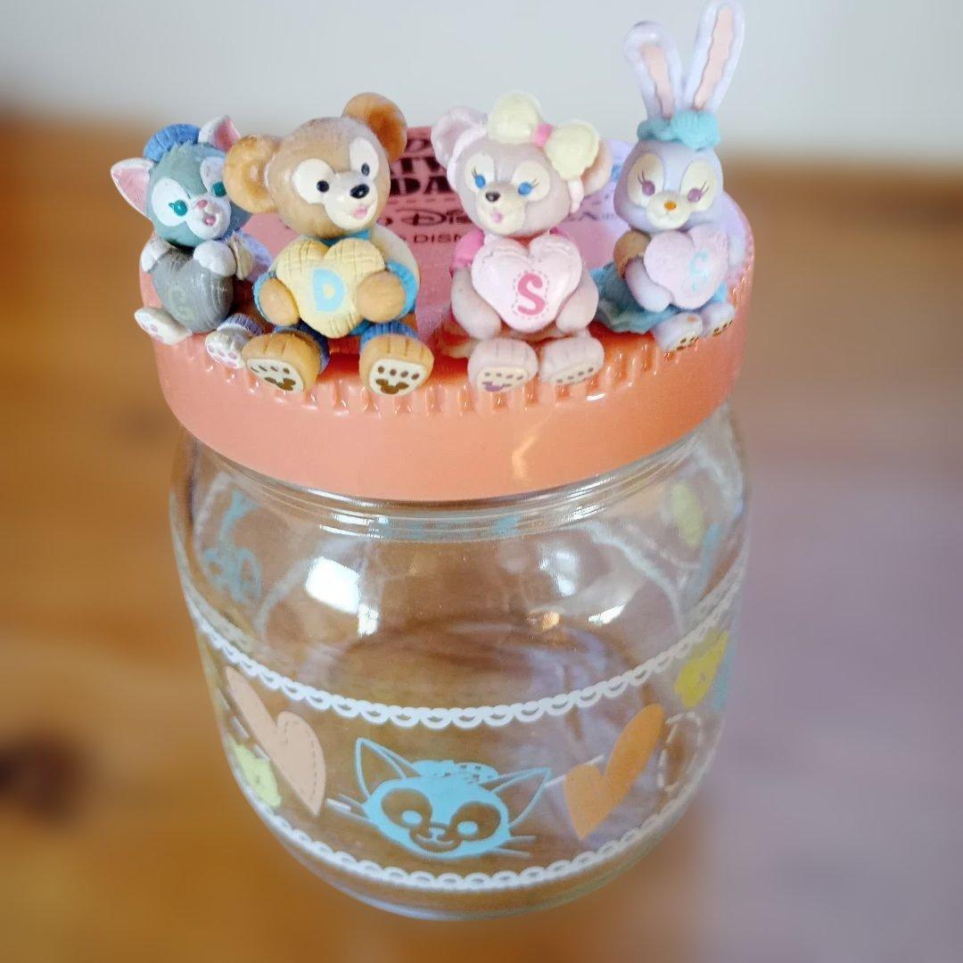 ダッフィーフレンズ 紅茶 フィギュアつき ガラス瓶 7個セット