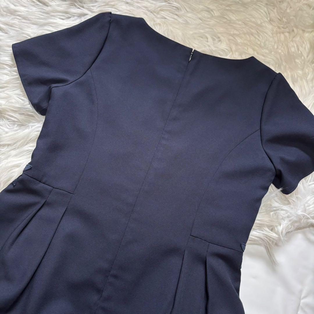 美品GALLERY VISCONTI花柄刺繍パール装飾カーディガン　ワンピース2