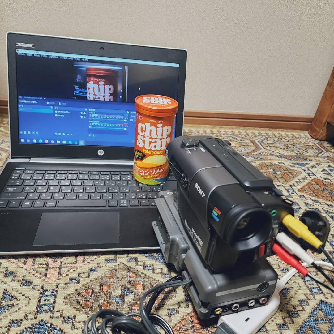 【動作確認済】SONY 高画質 Hi8 8ミリ ビデオカメラ CCD-TR3