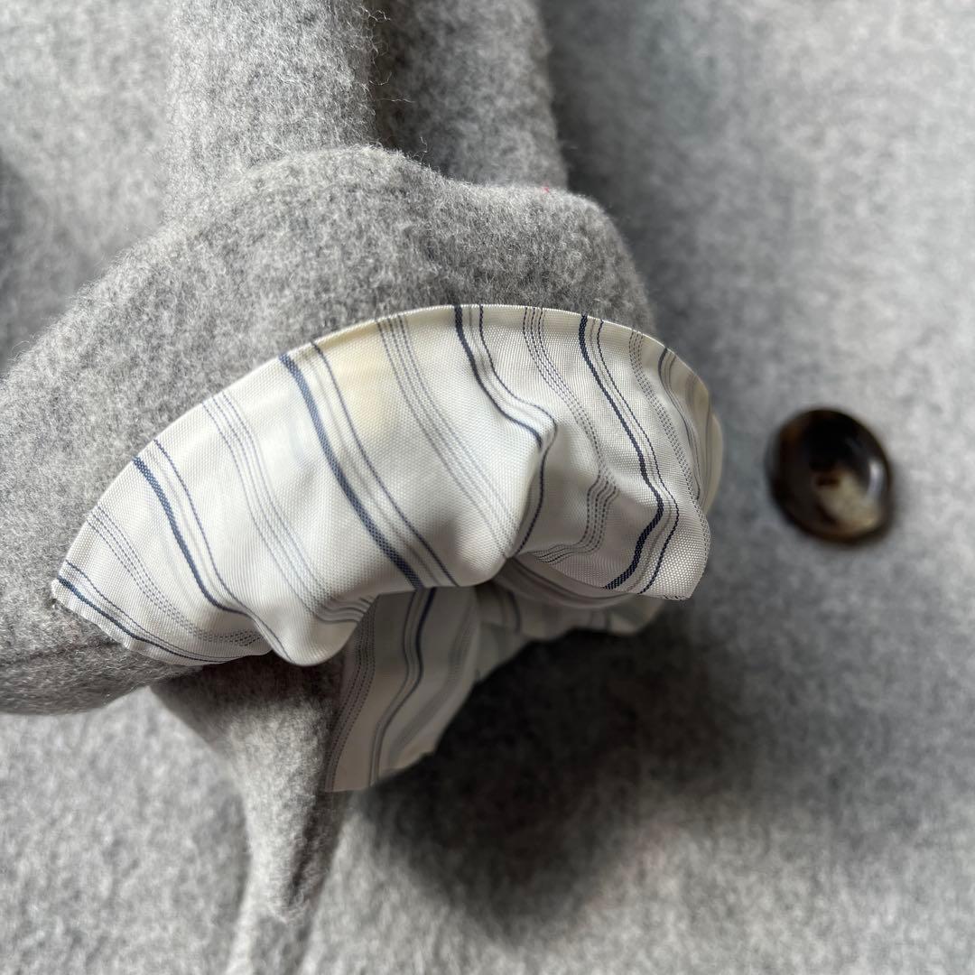 Mee 23区 Pコート ダブルブレストコート サイズ46 ライトグレー