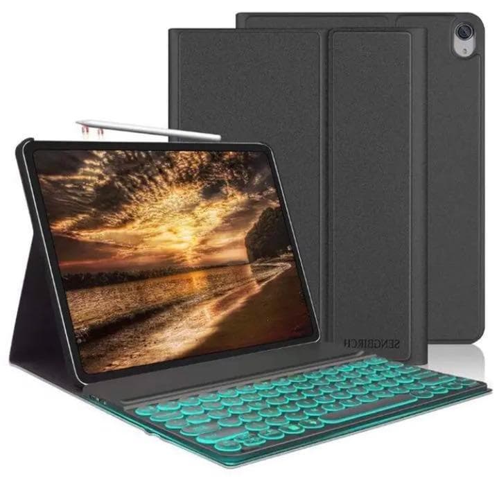 洗練されたイタリアデザイン❣最高級PUレザー製♪❤iPadケース＆キーボード