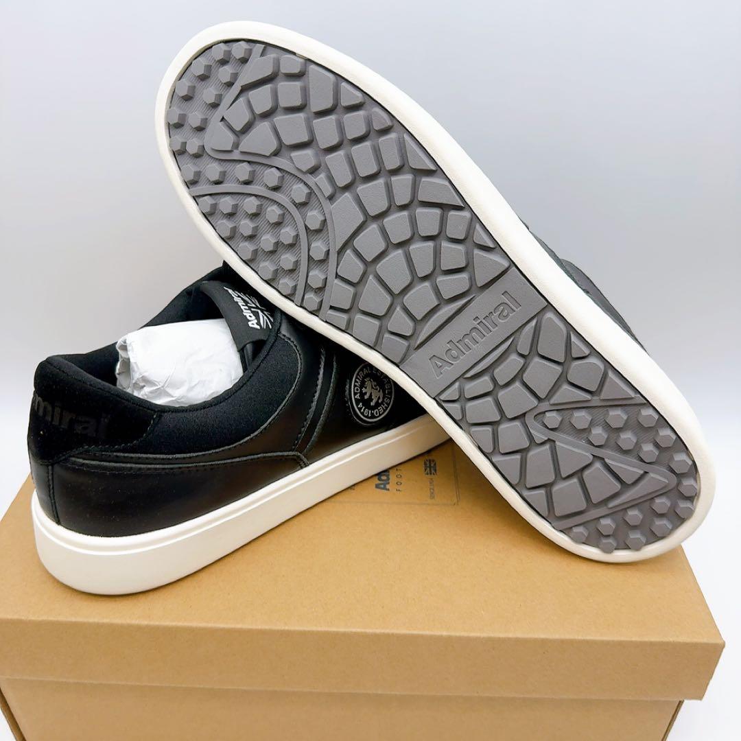 アドミラル ゴルフシューズ ローカット 黒 28cm 新品 防水 スパイクレス