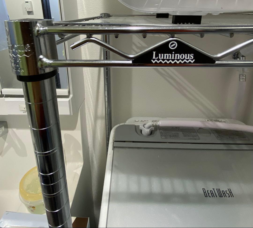 【美品】1点限り:ルミナス棚　61cm46cm136cm高さ