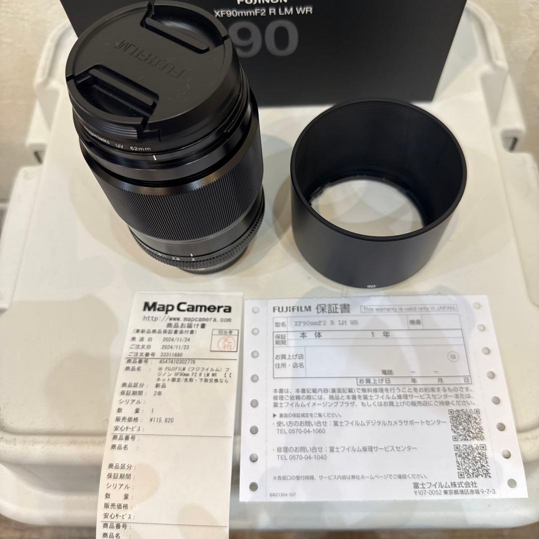 【美品】FUJIFILM XF90mmF2 R LM WR Xマウント レンズ
