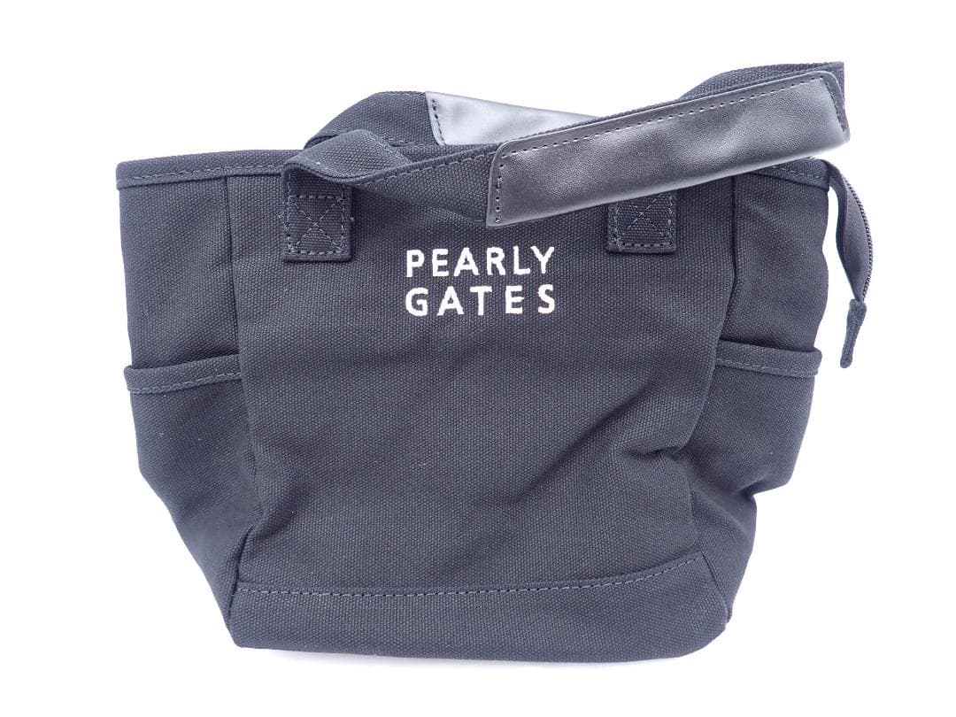 PG ハンドバッグ　ラウンドバッグ　黒　ゴルフバッグ　パーリーゲイツ