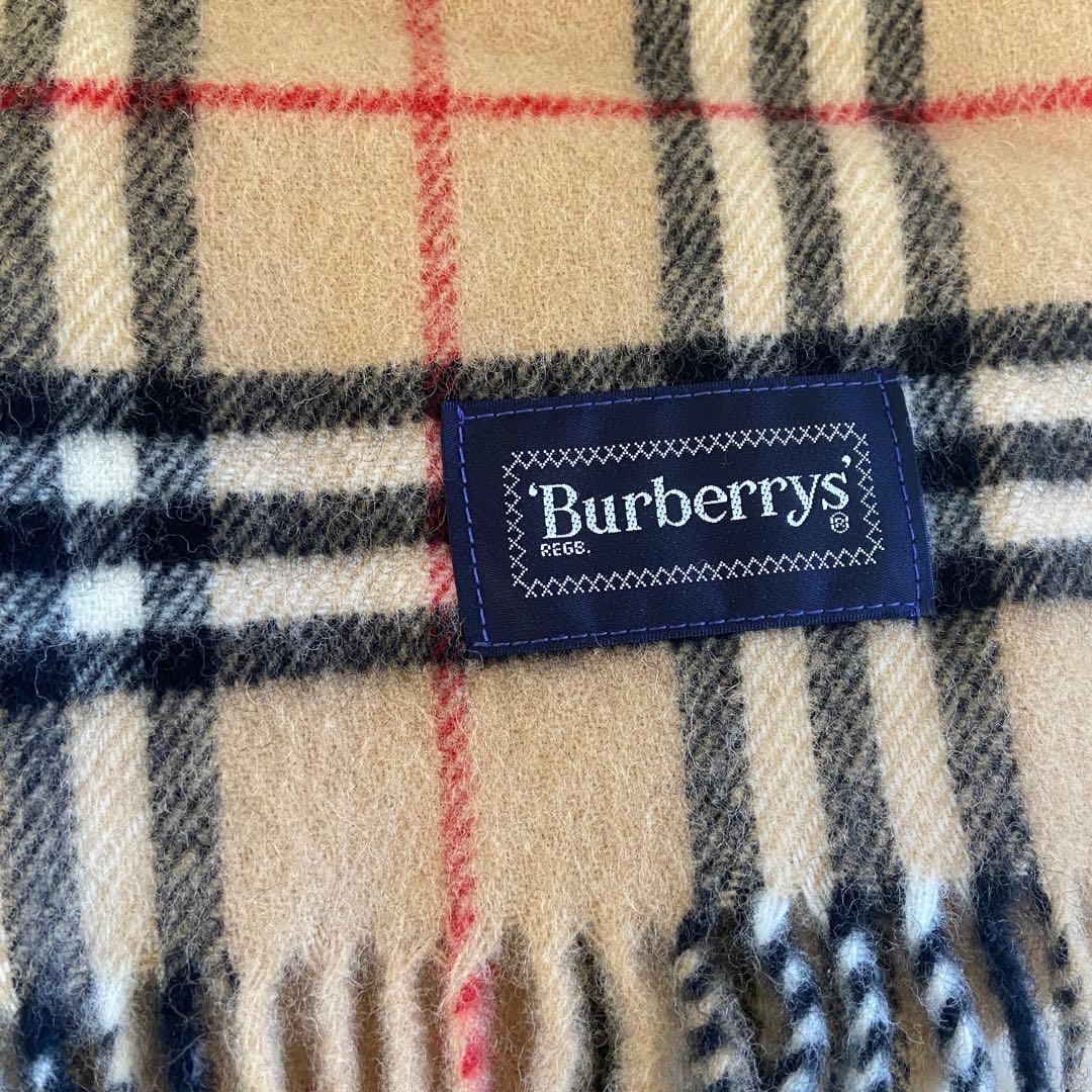 未使用⭐️Burberrysバーバリー 膝掛け ウール　ノバチェック