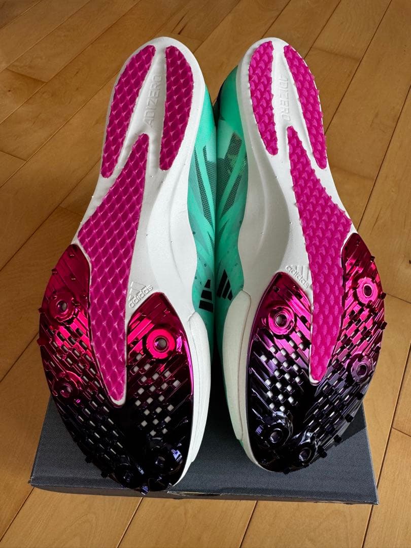 ADIZERO AMBITION スパイクシューズ ミントグリーン 27.0cm