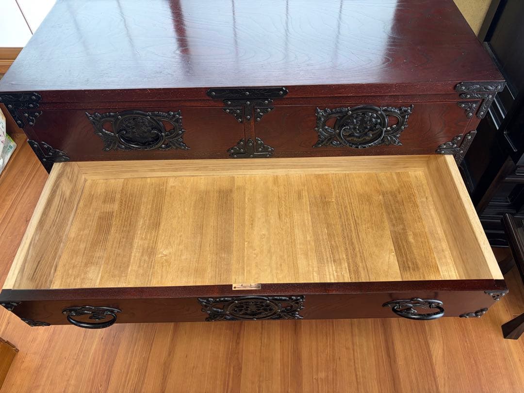 岩谷堂箪笥 桜木作 伝統工芸 和箪笥 鍵付き 送料込み