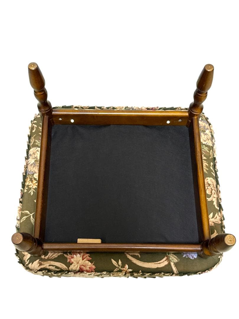 カリモクkarimoku コロニアル オットマン 花柄 レトロ