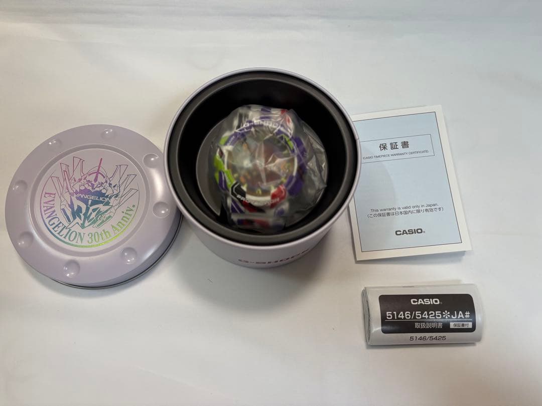 新品未使用 G-SHOCKとエヴァンゲリオン、30周年記念コラボレーションモデル