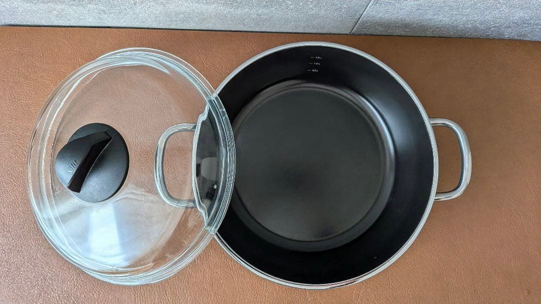 シリット Silit シチューパン 24cm ガラス蓋 ブラック 鍋 シラルガン
