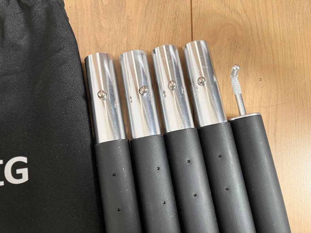 DOD ビッグタープポール フタマタノバシ　ポールエンド　セット