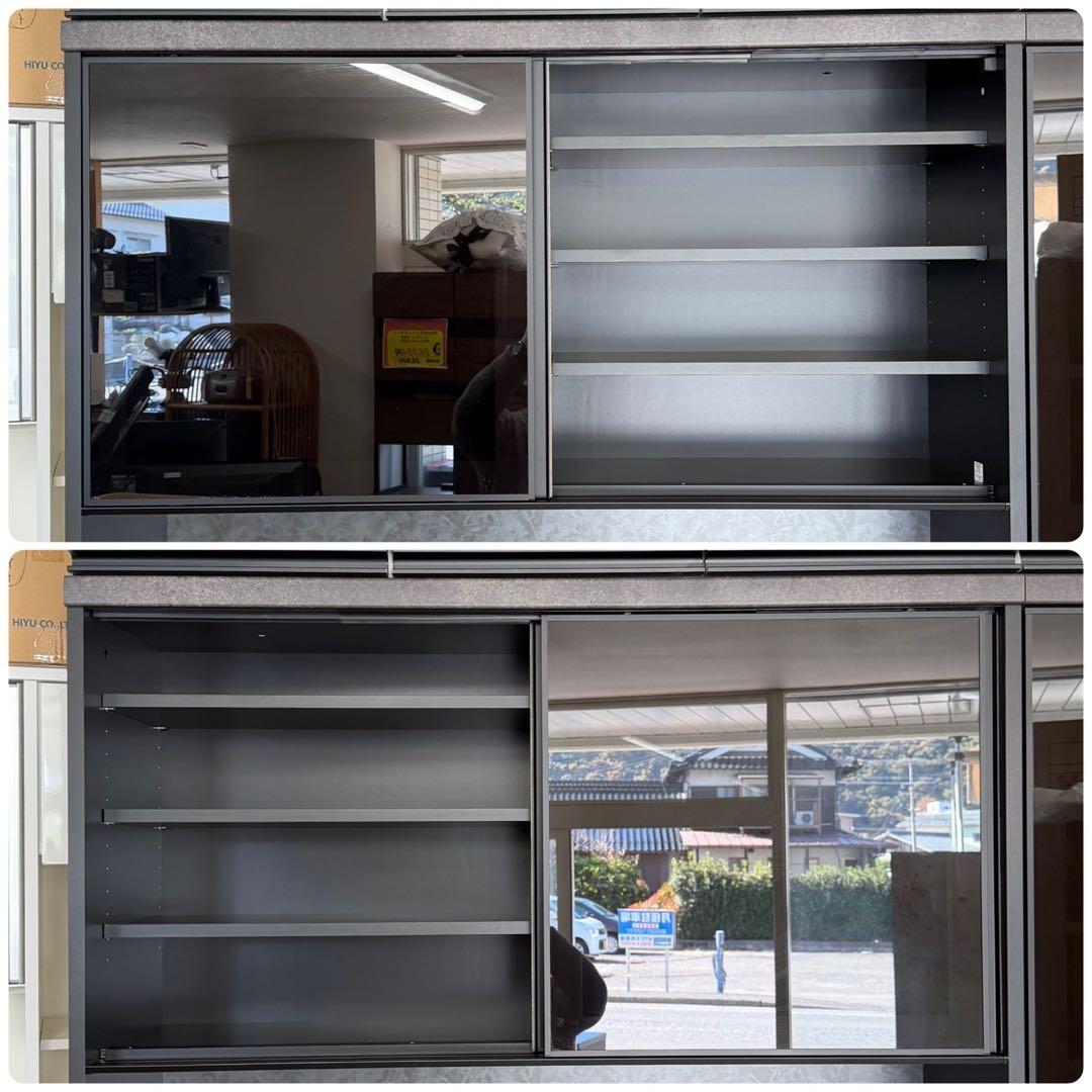 【新品同様‼️】パモウナ 160cm幅キッチンボード フルソフトクローズ仕様